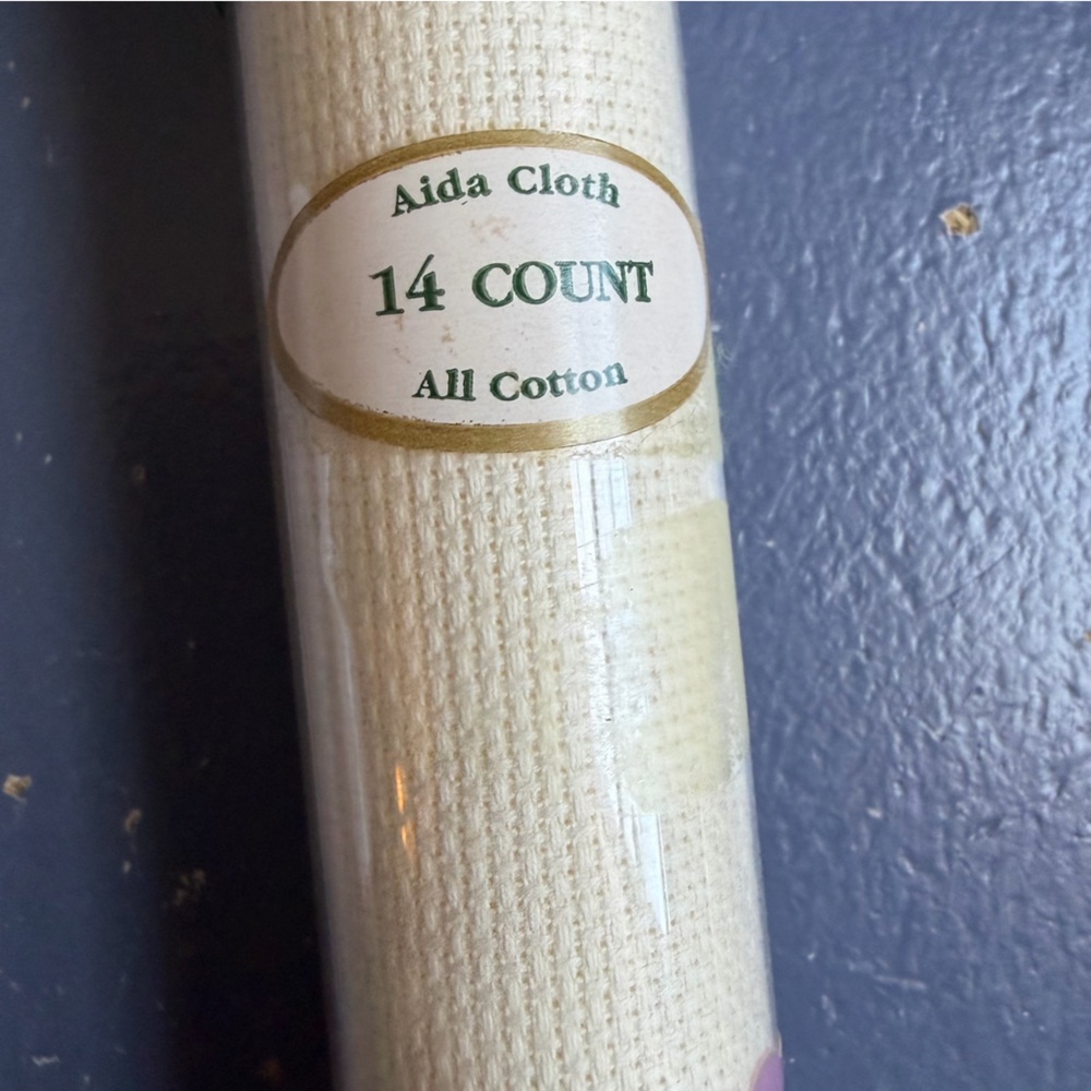 Vintage Cross Stitch Fabric Rolls,Set of 3 - Picture 4 of 10